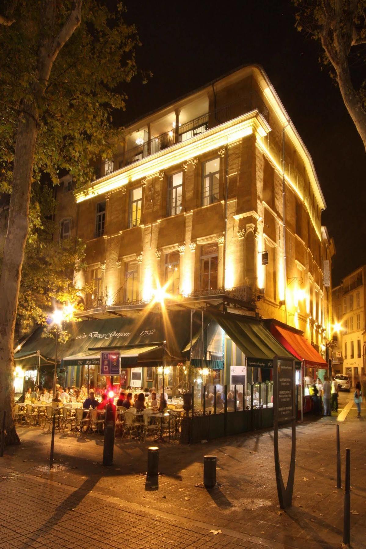 Hotel Les Deux Garcons Aix-en-Provence Eksteriør billede